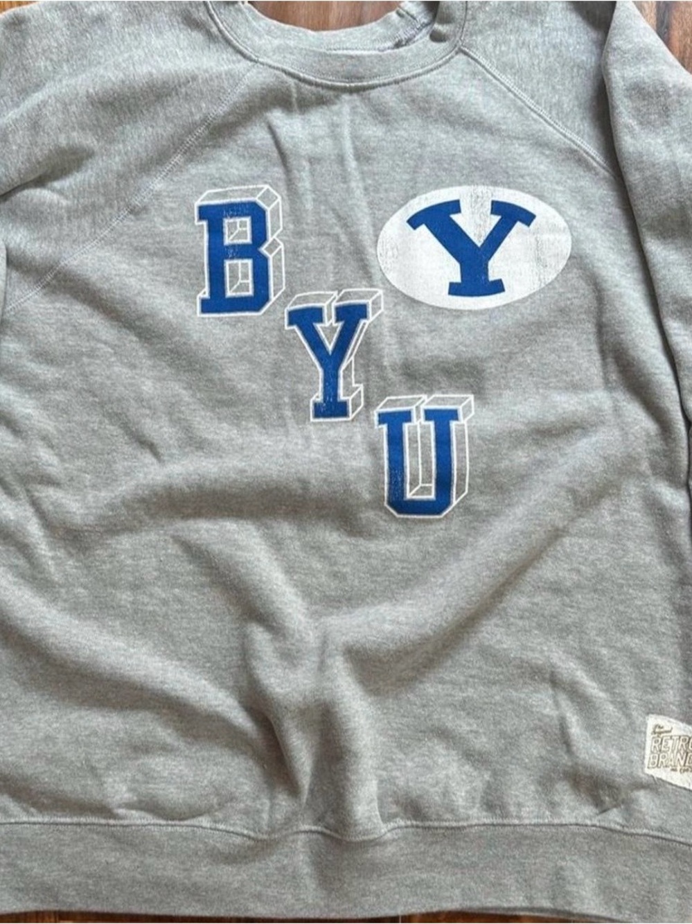 BYU Grey Crewneck Sweatshirt